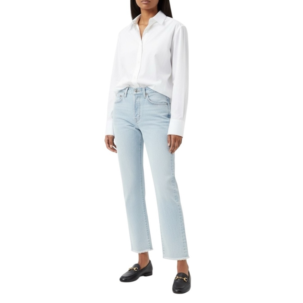 Levi's 501 Women’s 26x26 Button Fly Straight Leg Big E Light Wash Premium Jeans